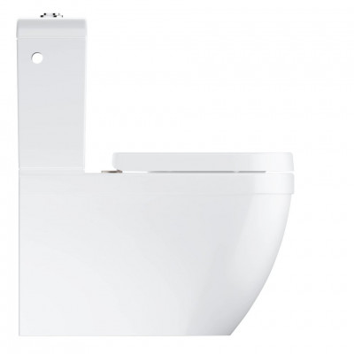 Унитаз напольный безободковый GROHE Euro Ceramic (без бачка и сиденья), альпин-белый (39338000)