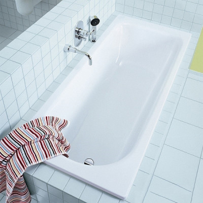 Стальная ванна Kaldewei Saniform Plus 373-1 170x75 112630003001 с покрытием Аnti-slip и Easy-clean прямоугольная