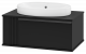 Тумба Brevita Savoy 800x500x336 черный (SAV-09080-0301Я) с раковиной  (УТ000014894)