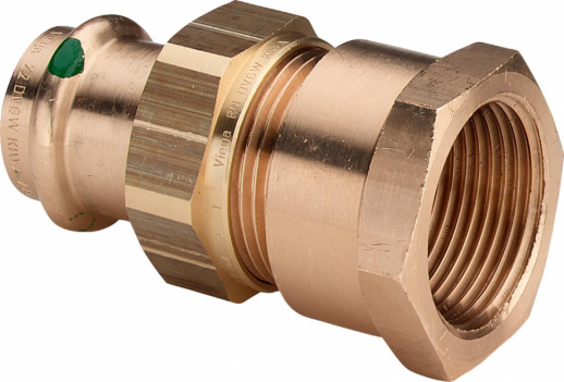 Viega Соединительный элемент резьбовой разъемный Sanpress