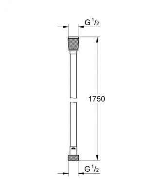 Душевой шланг GROHE Silverflex, 1750 мм, теплый закат (28388DA0)