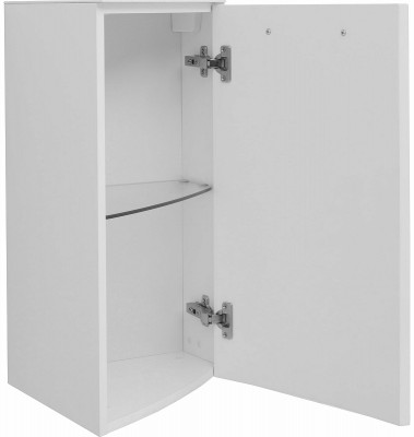 Шкаф подвесной в ванную De Aqua Тока 3 35 R 167493 угловой белый