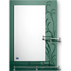 Зеркало в ванную Frap 50 F686 зеленое прямоугольное  (F686)
