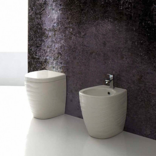 CERAMICA ALA WAVE WAVBID биде напольное 35 см х 51 см, белое