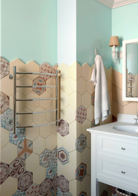 ТЕРА ПСО-07-04 водяной полотенцесушитель ВИКТОРИЯ с боковым отводом 500х800/600, хром