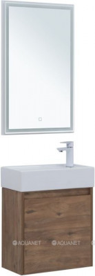 Комплект мебели для ванной Aquanet Nova Lite 50 дуб рустикальный с дверецей (00302530)