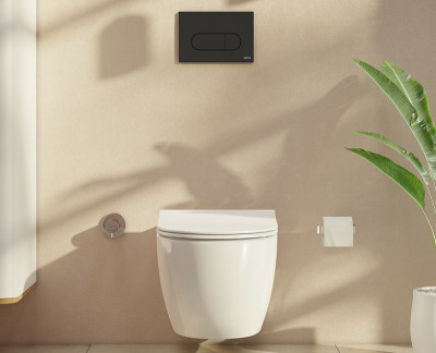 Инсталляция Vitra Core 800-1874 для унитаза с черной матовой клавишей смыва