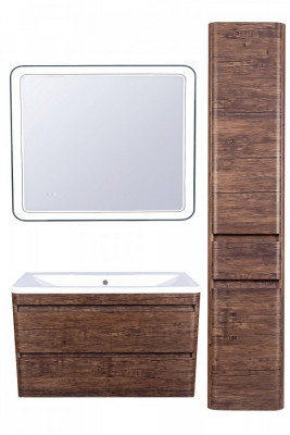 Зеркало для ванной Style Line Атлантика 100 с подсветкой и часами (СС-00000669)