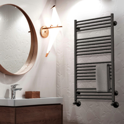 Полотенцесушитель Royal Thermo Casa П18 500х1000 электро (встроен. диммер) черный (RTCA.B.18.500.1000.E)