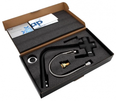 Смеситель для кухни под фильтр Frap H52 F4352-7, черный