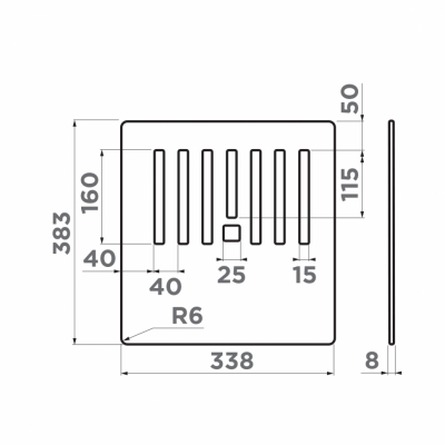 Разделочная кухонная доска OMOIKIRI CB-KITAGAWA 86-LB (4999035)