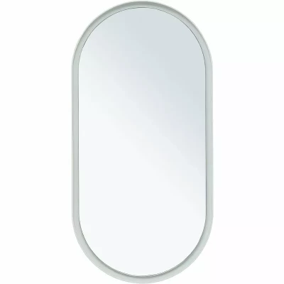 Зеркало Allen Brau Infinity 50х100 овальное с подсветкой и сенсорным выключателем, белое (1.21016.WT)
