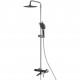 Душевая система Shevanik S6036H, черный/хром (S6036H)