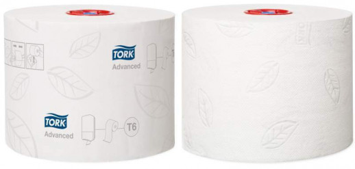 Tork туалетная бумага Mid-size в миди-рулонах