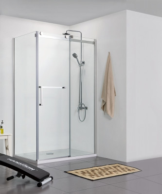 Душевой угол Bravat Wave 120x80 BS120.3102S пр-ль хром стекло прозрачное