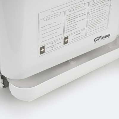 Сушилка для рук погружная, высокоскоростная, бизнес класса, корпус пластик АБС, белый, 1650W САНАКС (6988)