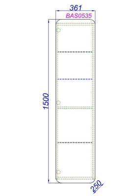 Шкаф пенал в ванную Aqwella Basic 35 BAS0535DZ дуб золотой