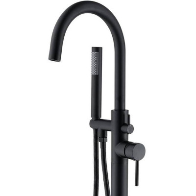 Смеситель для ванны Orange Steel M99-336b Черный матовый Однорычажный