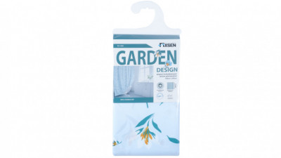 Штора для ванной Fixsen Garden (FX-1509), цвет голубой