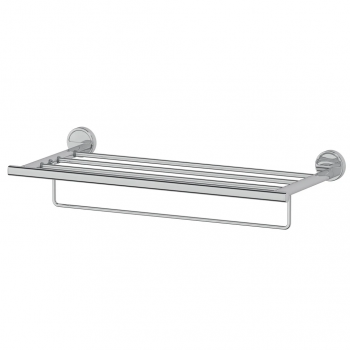 Полка для полотенец со штангой 60 см FBS Luxia LUX 042, хром