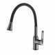 Смеситель для кухни с гибким изливом Raffine F303T-3, оружейная сталь (F303T-3)