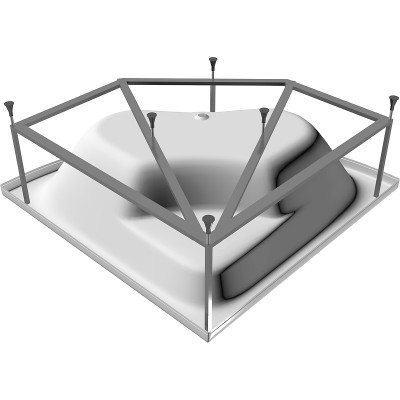 Акриловая ванна Vayer Kaliope 150x150 Гл000006523 четверть круга
