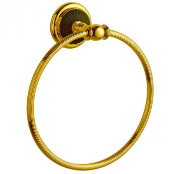 Boheme PALAZZO 10155 полотенцедержатель-кольцо, золото/черный