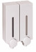Primanova Slim D-SD14 дозатор для мыла, 450 мл, двухсекционный, белый