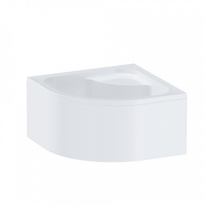 Акриловый поддон для душа AM.PM Gem Deep W90T-401A090W с сифоном Белый четверть круга