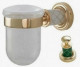 Стакан для ванной Boheme Murano 10904-GR-G подвесной, золото/зеленый  (10904-GR-G)