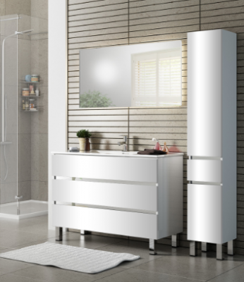SanVit КУБЭ-3 тумба с раковиной 120 см