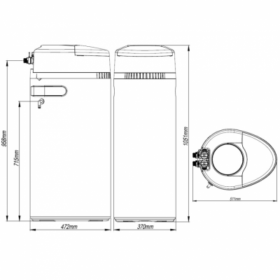 Система очистки воды Атолл Excellence B-35M (умягчение, удаление железа, марганца)