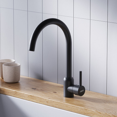 Кухонный смеситель Dorff Logic D3007022 черный