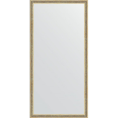 Зеркало настенное Evoform Definite 98х48 BY 0692 в багетной раме Витое золото 28 мм