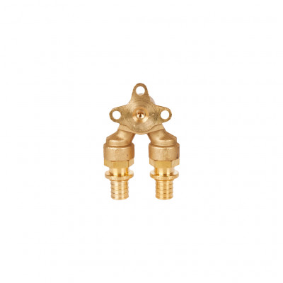 Проточный настенный угольник STOUT SFA-0039-002012 STOUT 20x1/2" для труб из сшитого полиэтилена SFA-0039-002012