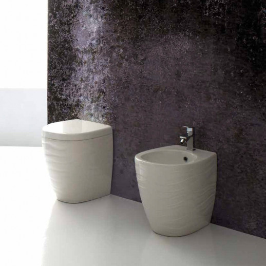 CERAMICA ALA WAVE WAVBID/O биде напольное 35 см х 51 см, белое