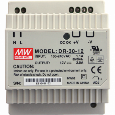 Блок питания 230 V AC/12 V DC/30 W, IP20 AlcaPlast AEZ311