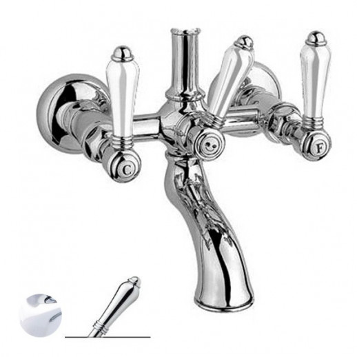 Nicolazzi Classica 1400 CR 69 смеситель для ванны, хром/ручки El Capitan