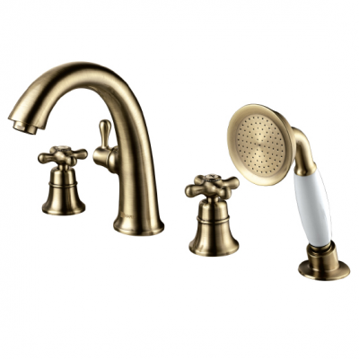 Lemark Vintage LM2841B смеситель на 4 отверстия, бронза