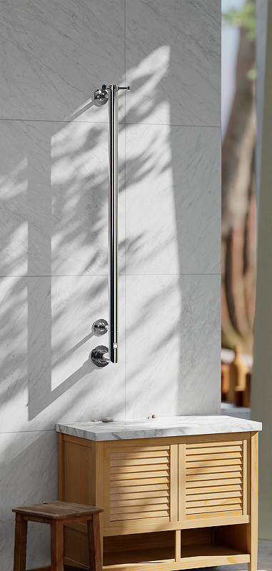 Электрический полотенцесушитель Margaroli Arcobaleno 90x910мм латунь хром (616CRB-900)