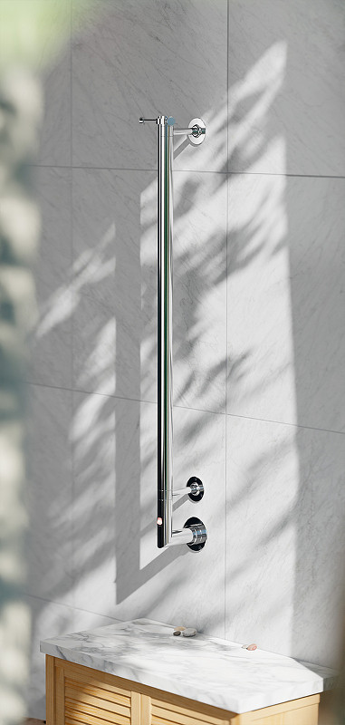 Электрический полотенцесушитель Margaroli Arcobaleno 90x910мм латунь хром (616CRB-900)