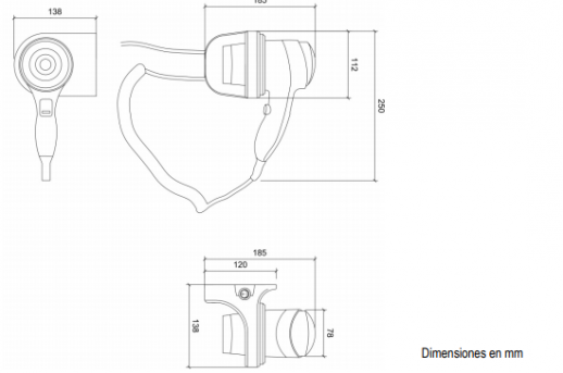 Фен для волос NOFER HOTELline 02011.W настенный 2200 W, белый