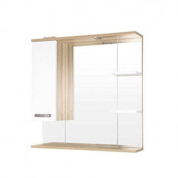 Зеркало-шкаф для ванной Style Line Ориноко 80/С белый/ориноко (ЛС-00000637)