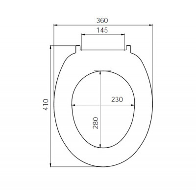 Сиденье для унитаза белое IDDIS (ID 01 061.1 bel), дизайн современный