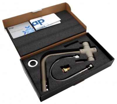 Смеситель для кухни под фильтр Frap H52 F4352-20, бежевый