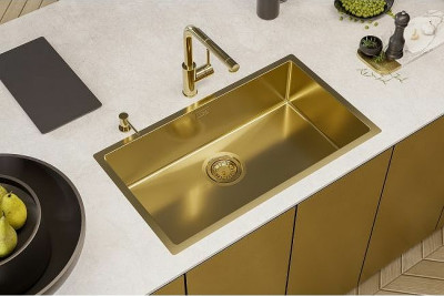 Дозатор моющего средства Alveus Plum Gold 1129081 золото