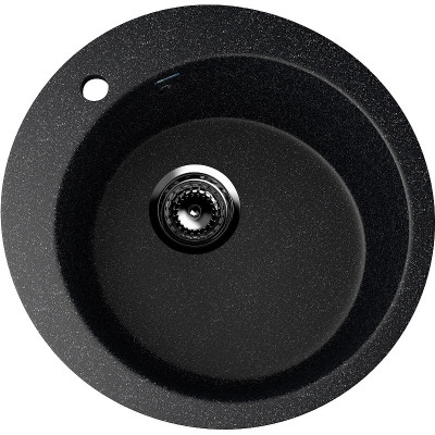 Кухонная мойка Ulgran Classic U-405-302 круглая 495х495х190 одна чаша песочная