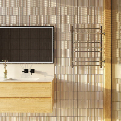 Полотенцесушитель водяной Aringa Лана 50x80x50 AR03026CH хром лесенка