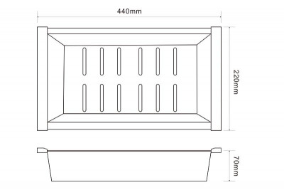 Поддон ZORG (C 12-51), современный стиль
