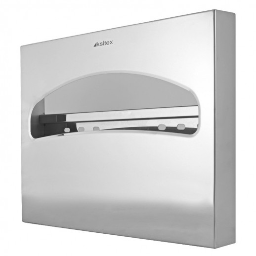 Ksitex TCN-506-1/2 диспенсер гигиенических покрытий для унитаза (1/2 сложения), блестящий